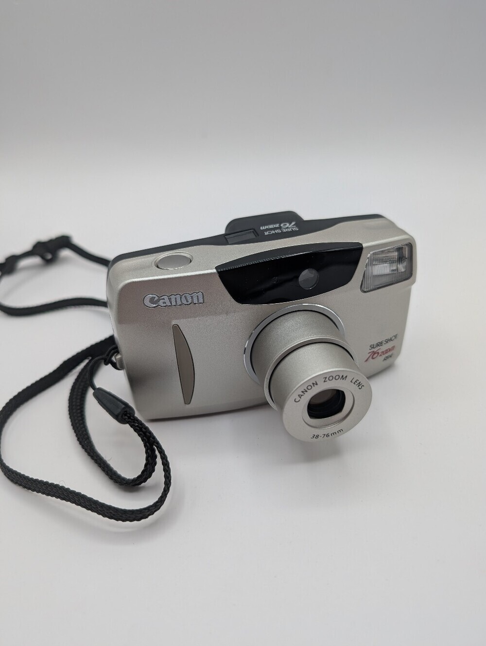 Canon Sure Shot 76 Zoom SAF Point & Shoot 35mm Film Camera - TESTED